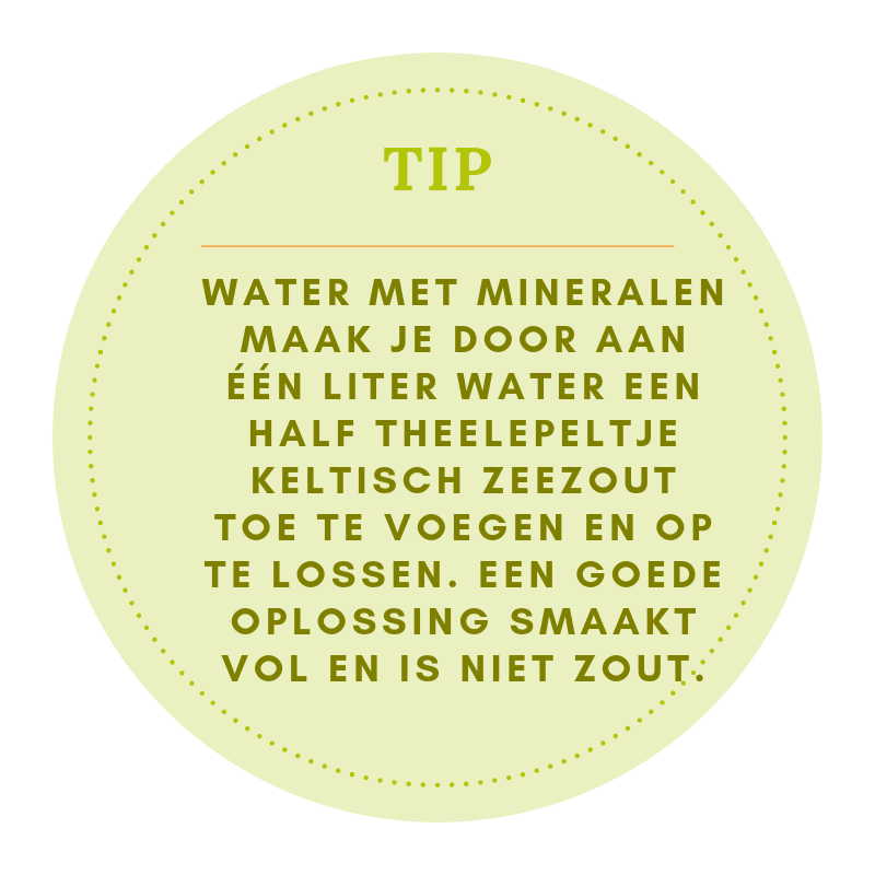 Tip water met mineralen